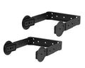 RCF V-BR 007, Pair of Brackets for Vertical Wall Mounting of 10-Inch Compact M 10 Cabinets - Black by RCF