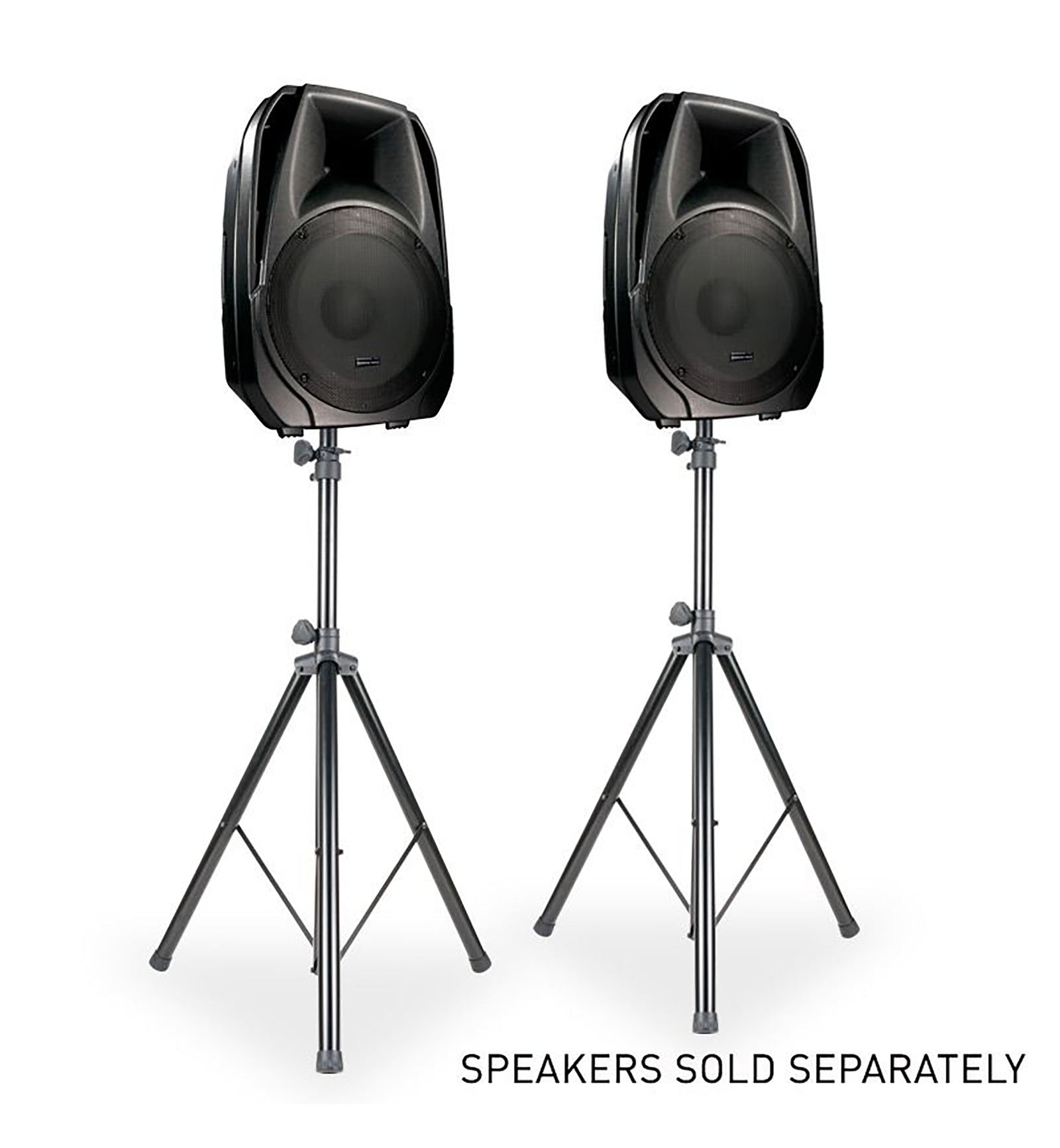 ADJ SPSX2B, Two Universal Speaker Stands with a Carrying Bag by ADJ