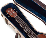 Gator Cases GW-JM UKE-CON Deluxe Wood Case for Concert Style Ukulele - Journeyman Burlap Exterior by Gator Cases