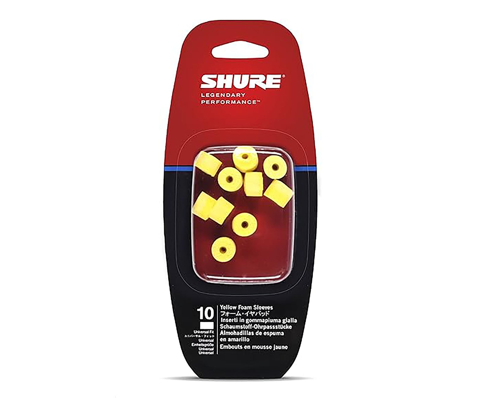 Shure EAYLF1-10, Yellow Foam (5 pair) by Shure