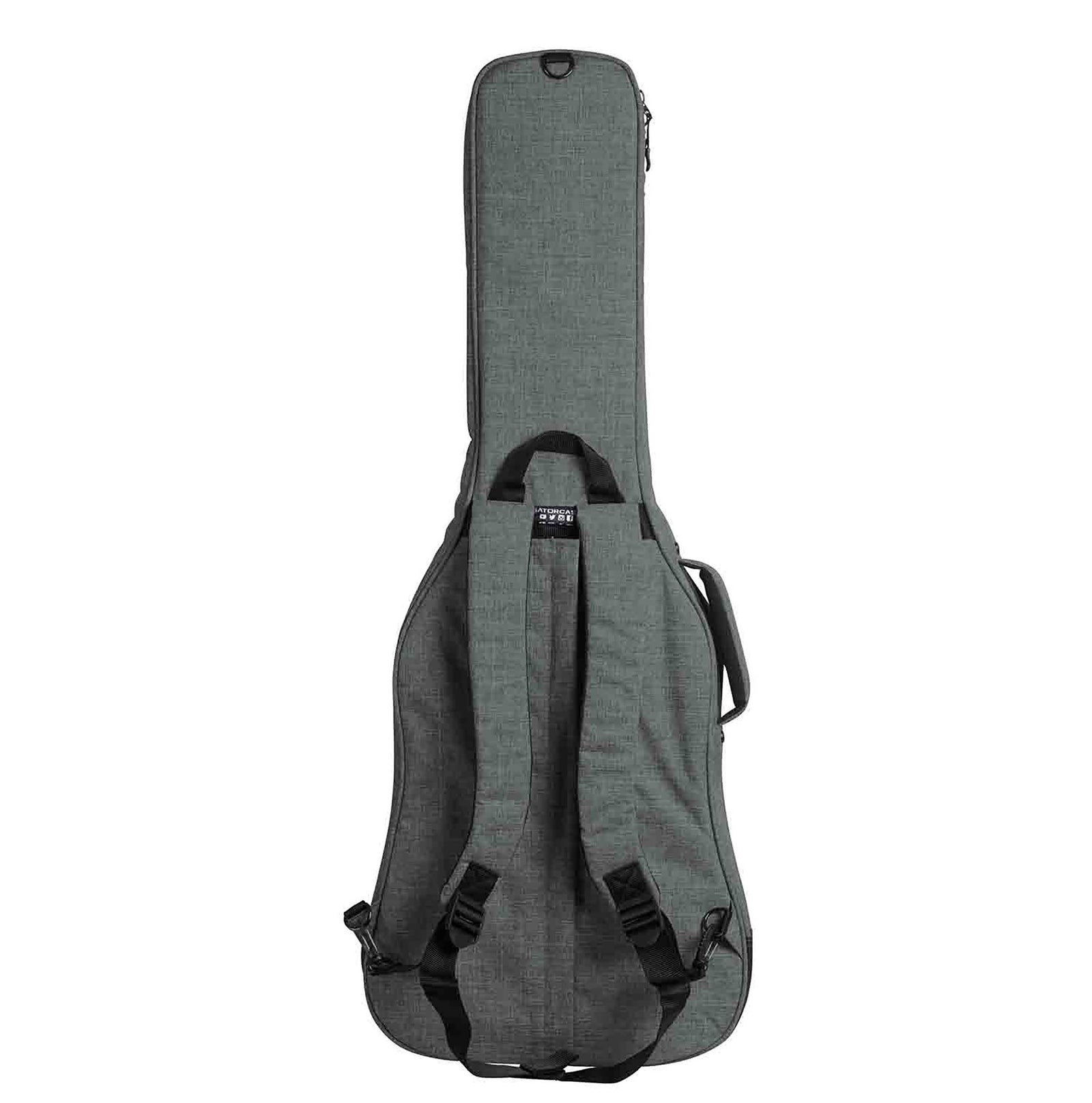Gator Cases GT-ELECTRIC-GRY Transit Series Electric Guitar Gig Bag with Light Grey Exterior by Gator Cases