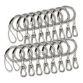 Chauvet DJ CH-05 Safety Cable 16-Pack, sixteen 31-inch steel safety cables stacked in two rows with snap-hook carabiners - Hollywood DJ