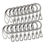 Chauvet DJ CH-05 Safety Cable 16-Pack, sixteen 31-inch steel safety cables stacked in two rows with snap-hook carabiners - Hollywood DJ