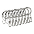 Chauvet DJ CH-05 Safety Cable 8-Pack, eight 31-inch steel safety cables stacked with snap-hook carabiners - Hollywood DJ