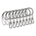 Chauvet DJ CH-05 Safety Cable 8-Pack, eight 31-inch steel safety cables stacked with snap-hook carabiners - Hollywood DJ