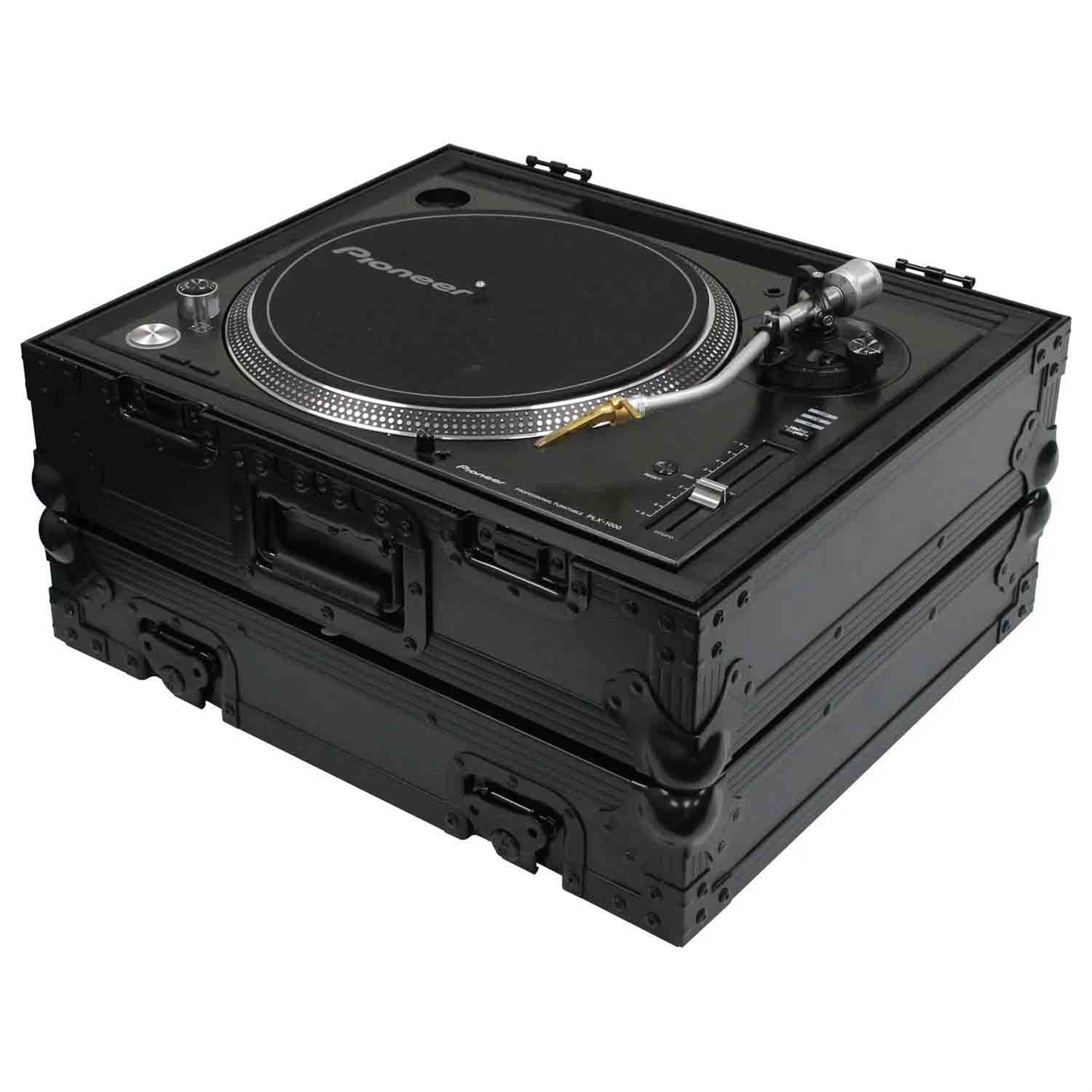 Pioneer DJ Professional Direct Drive DJ Turntable with Turntable Flight Case and Cartridge DJ Package