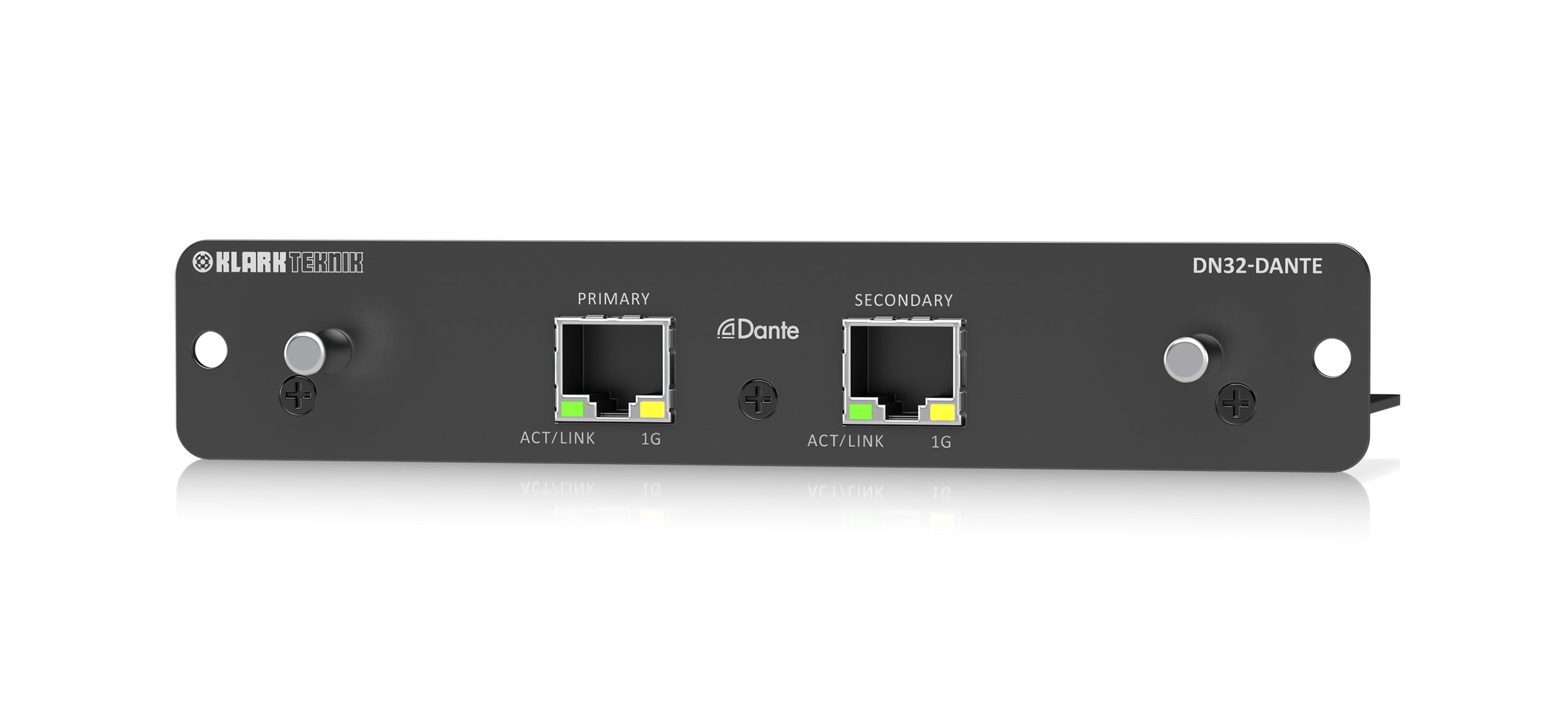 Klark Teknik DN32-DANTE Expansion Module with 32 Bidriectional Channels by Klark Teknik