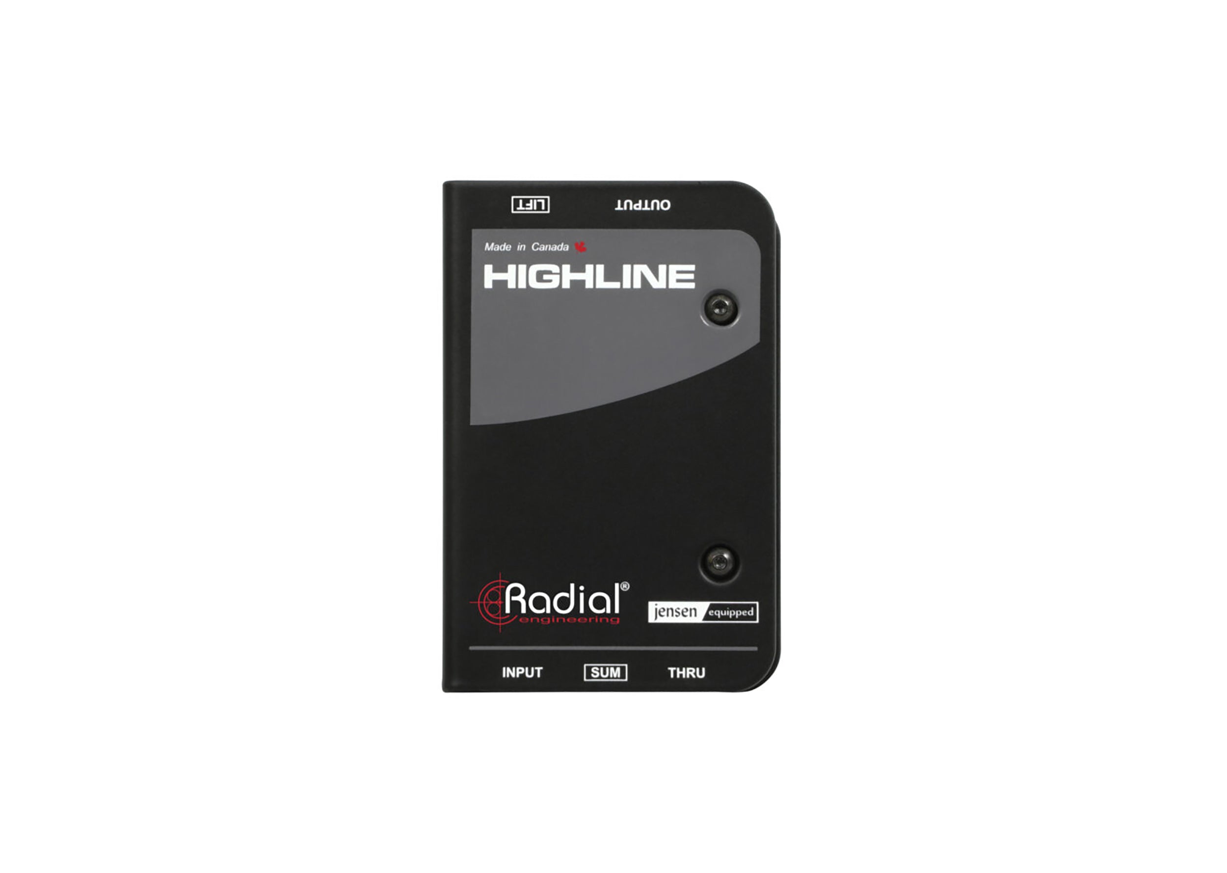 Radial Engineering Highline Passive Mono Line Isolator for Guitar and Amp Modeler by Radial Engineering