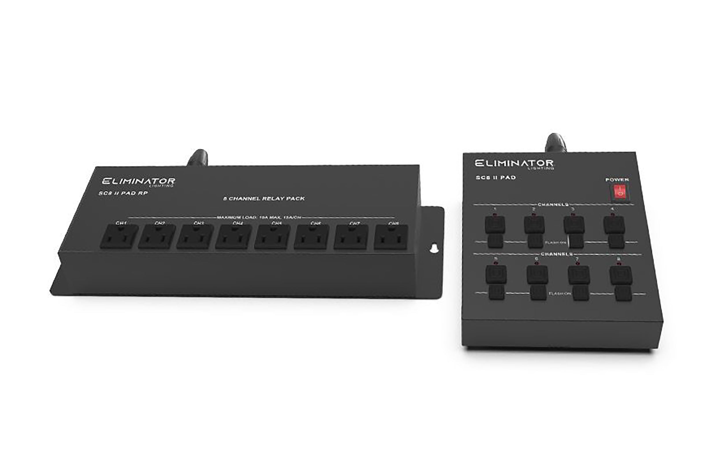 Eliminator Lighting Sc8 II Pad System, 8-Channel Analog On/Off Lighting Controller