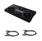 Pioneer DDJ-REV5, 2-Channel DJ Controller Package with Free XLR Cables - Black by Pioneer DJ