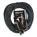 Accu-Cable AC3PDMX, 3-Pin Male To 3-Pin Female Connection DMX Cable by Accu Cable
