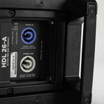 RCF HDL26-A, 2000-Watt Active Line Array Speaker - Black by RCF
