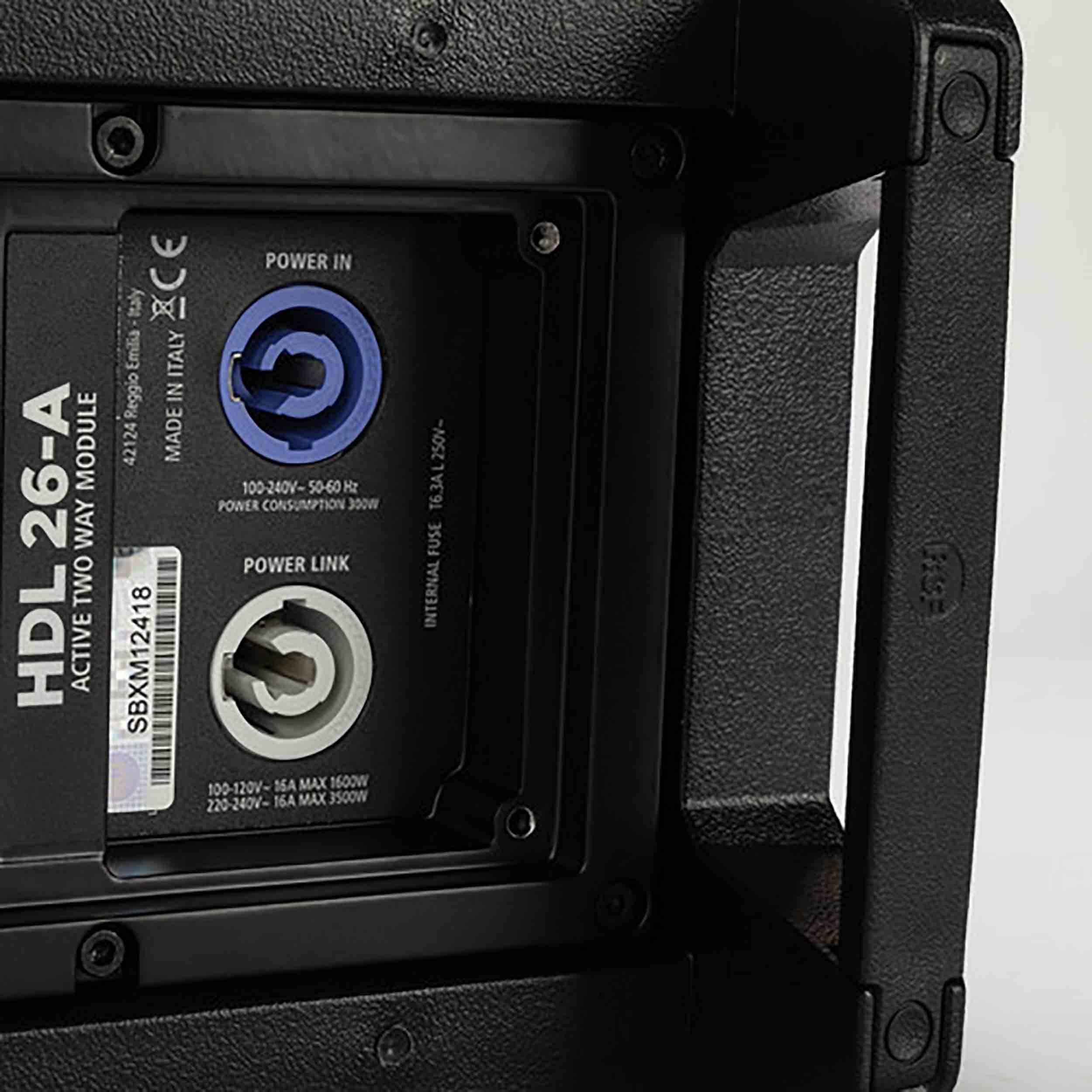 RCF HDL26-A, 2000-Watt Active Line Array Speaker - Black by RCF