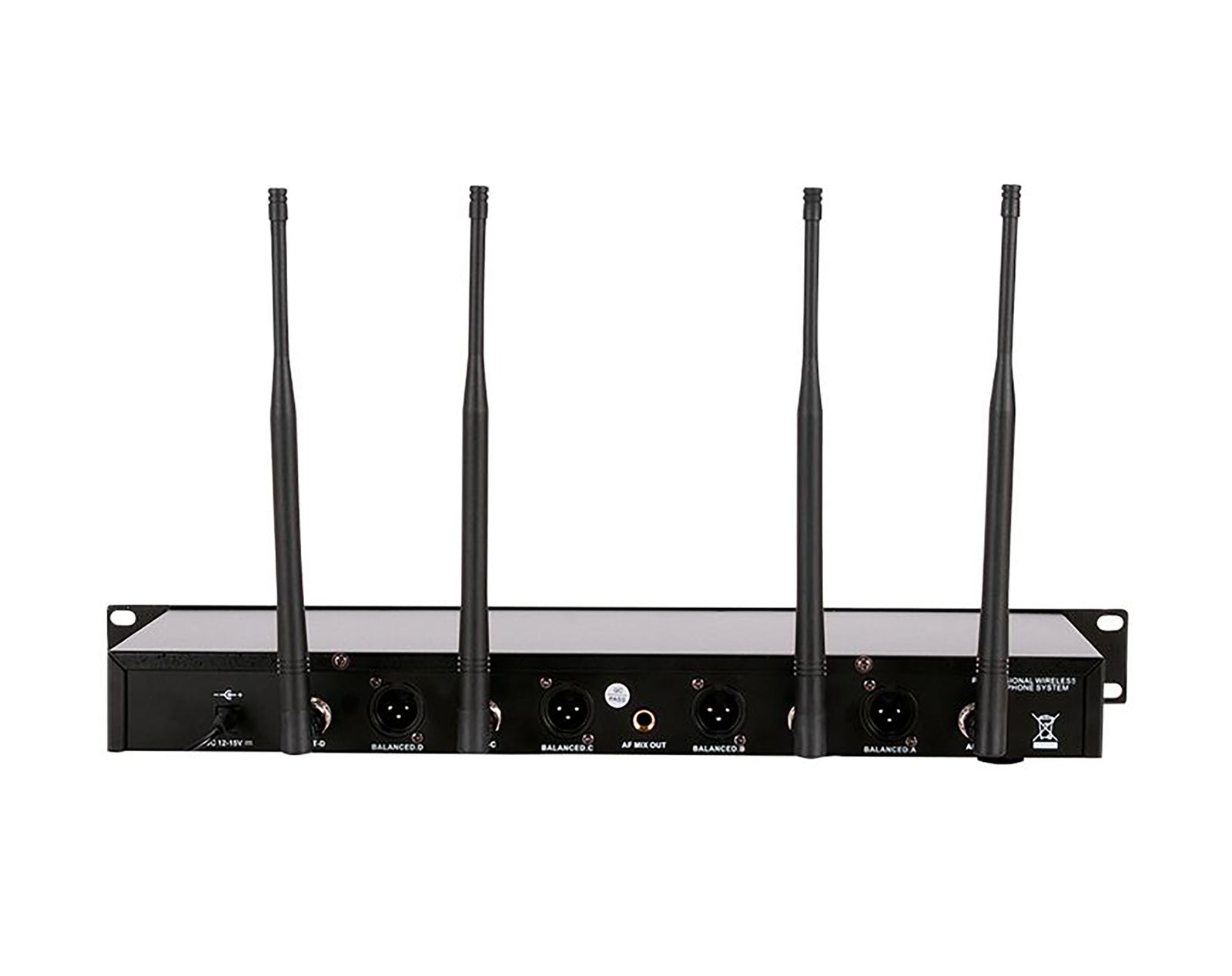 American Audio WM-419, 4-Channel Wireless UHF Handheld Microphone System by American Audio
