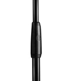 Gravity TMS 2222, Short Touring Series Microphone Stand with Round Base and 2-Point Adjustment Telescoping Boom by Gravity