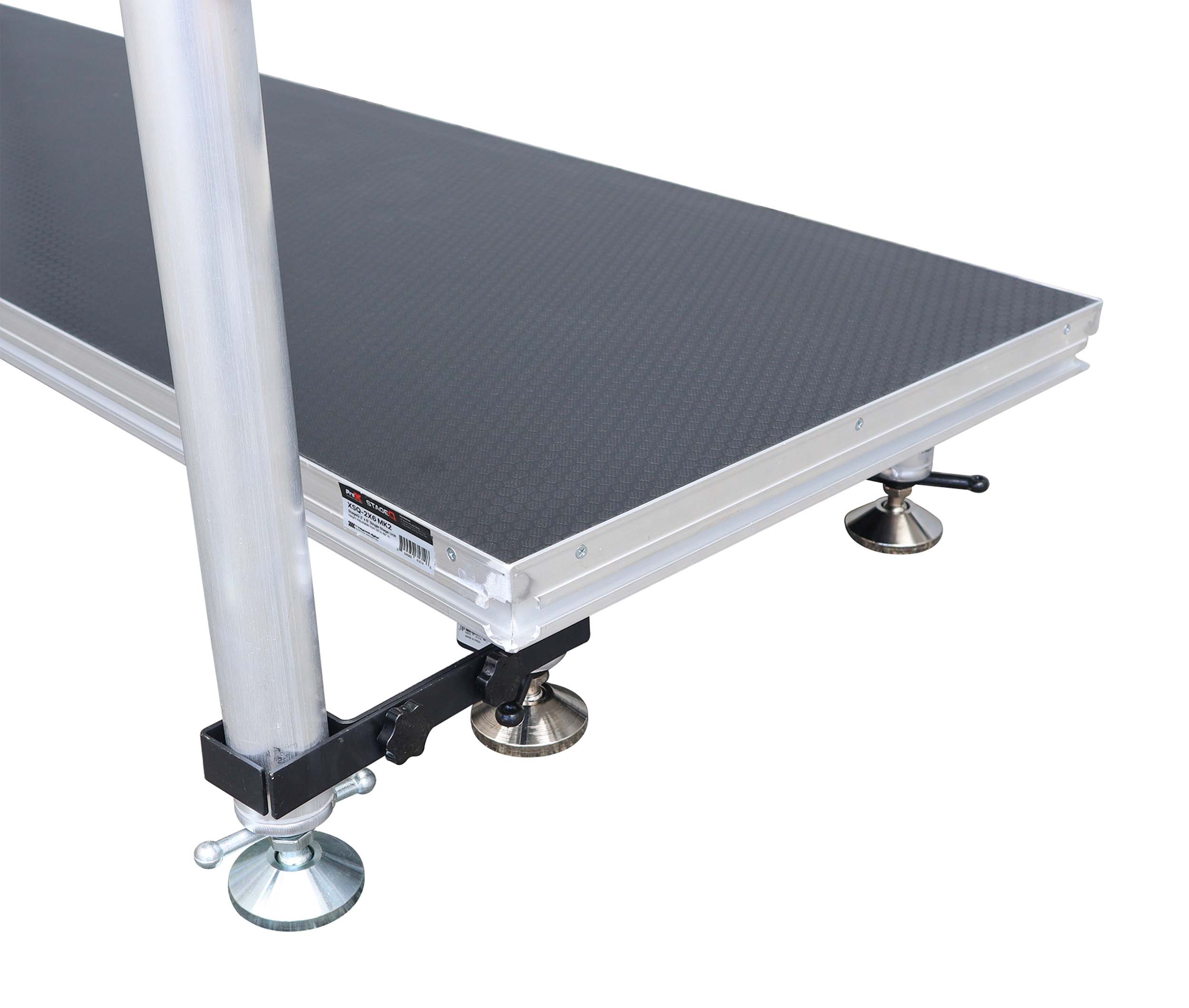 ProX XSQ-2x6 MK2, StageQ 2' x 6' Single Stage Unit Height Adjustable from 28 to 48" in by ProX Cases