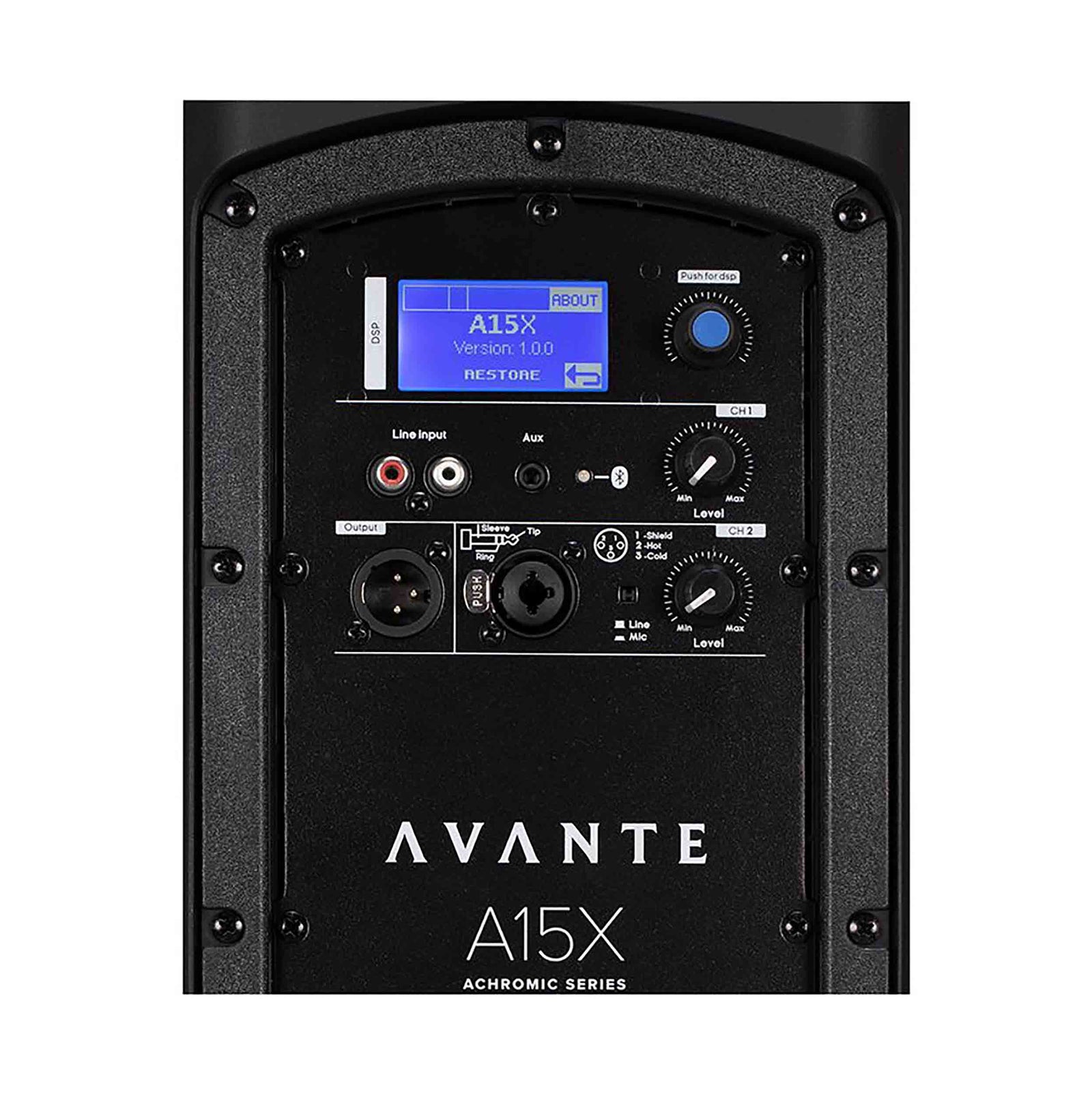 Avante Audio A15X, Achromic X Series 15-Inch 2-Way Active Loudspeaker - Black by Avante