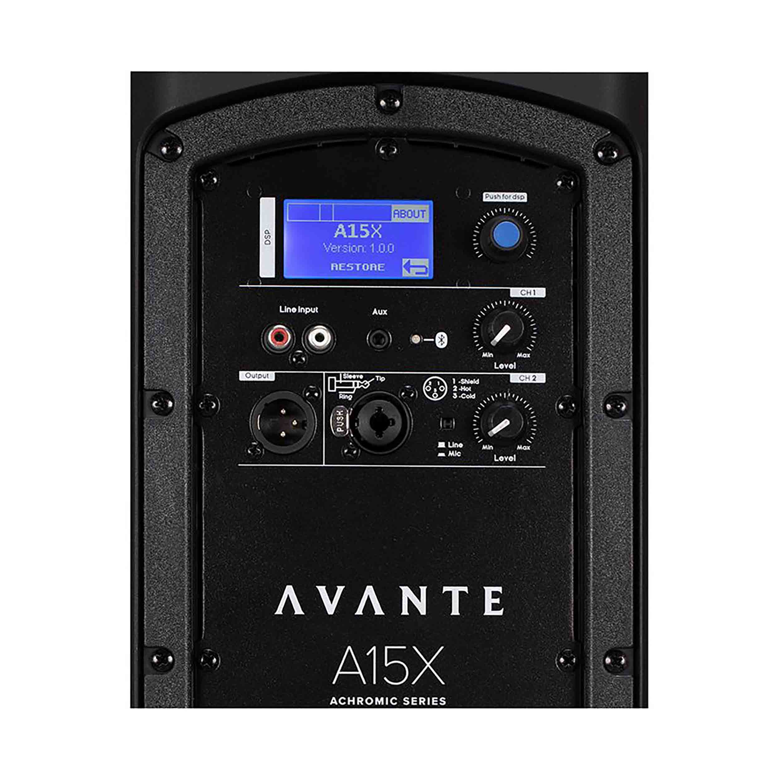 Avante Audio A15X, Achromic X Series 15-Inch 2-Way Active Loudspeaker - Black by Avante