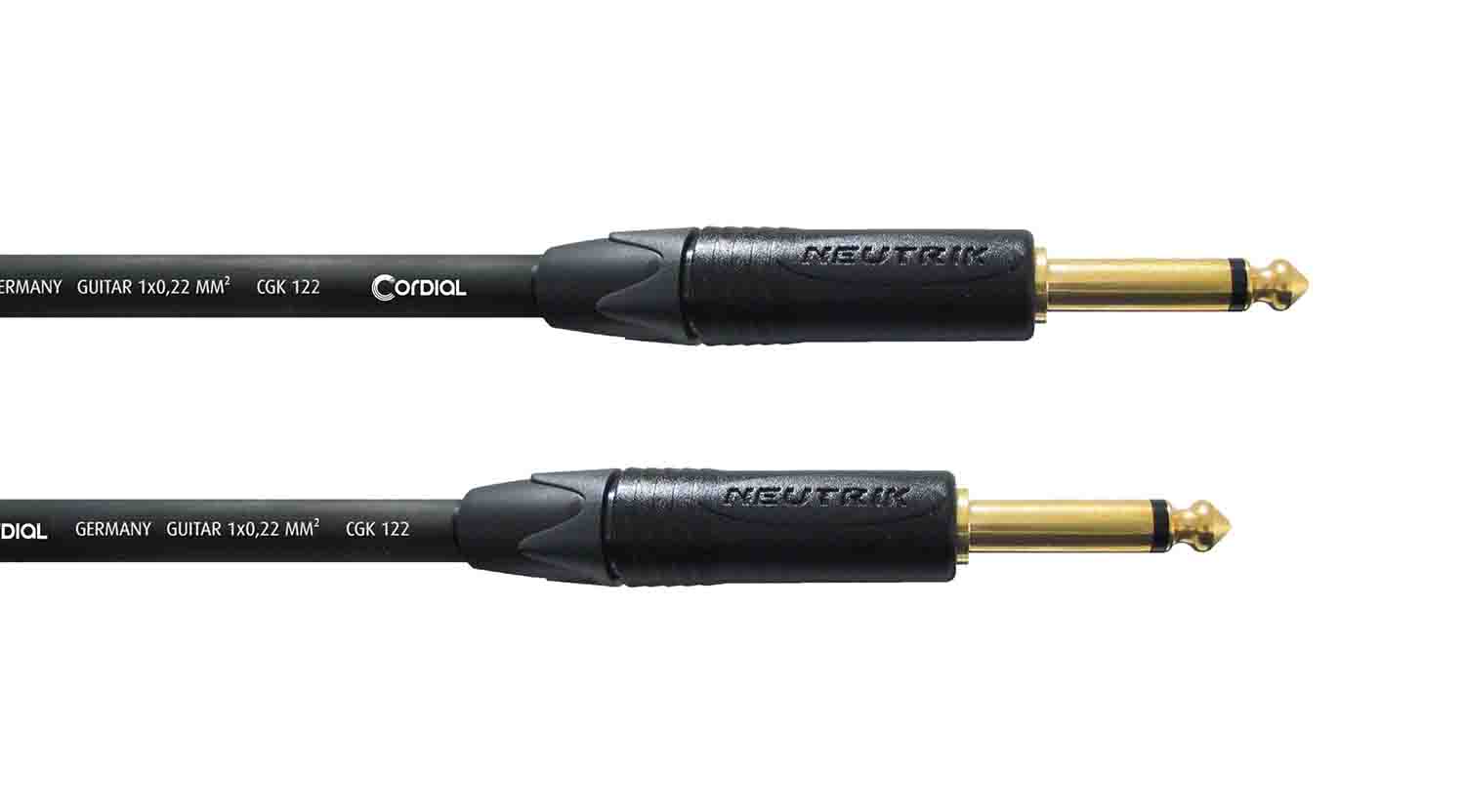 Cordial CSI PP-GOLD, Instrument Cable with Gold-Plated Plug - Hollywood DJ