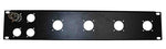 B-Stock: ProX T-P2-4X4 2 Unit Unloaded Patch Panel for 4 XLR and 4 NL4 Speakon or NAC3 Powercon by ProX Cases