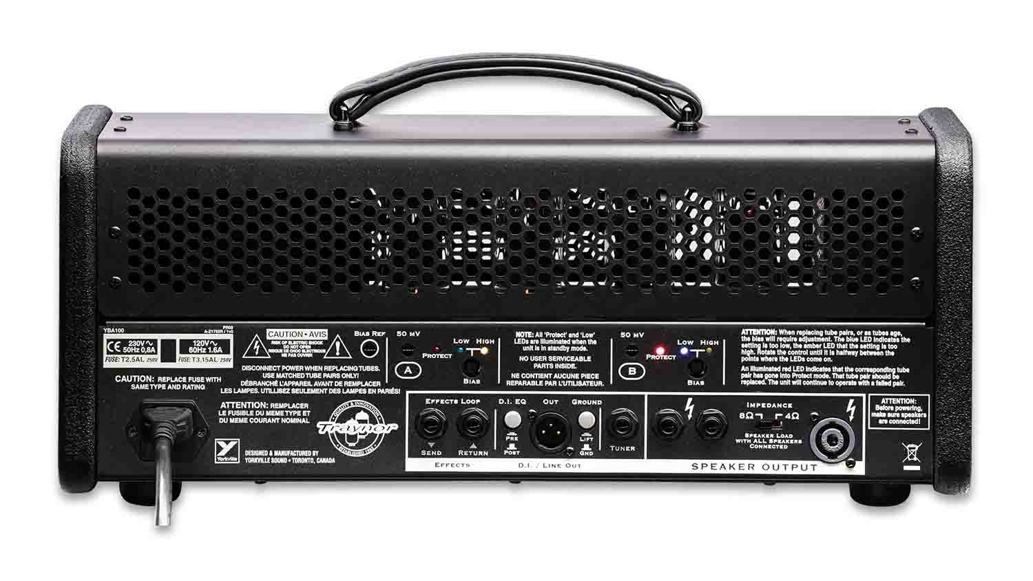 Traynor YBA100, 100W All Tube Bass Head