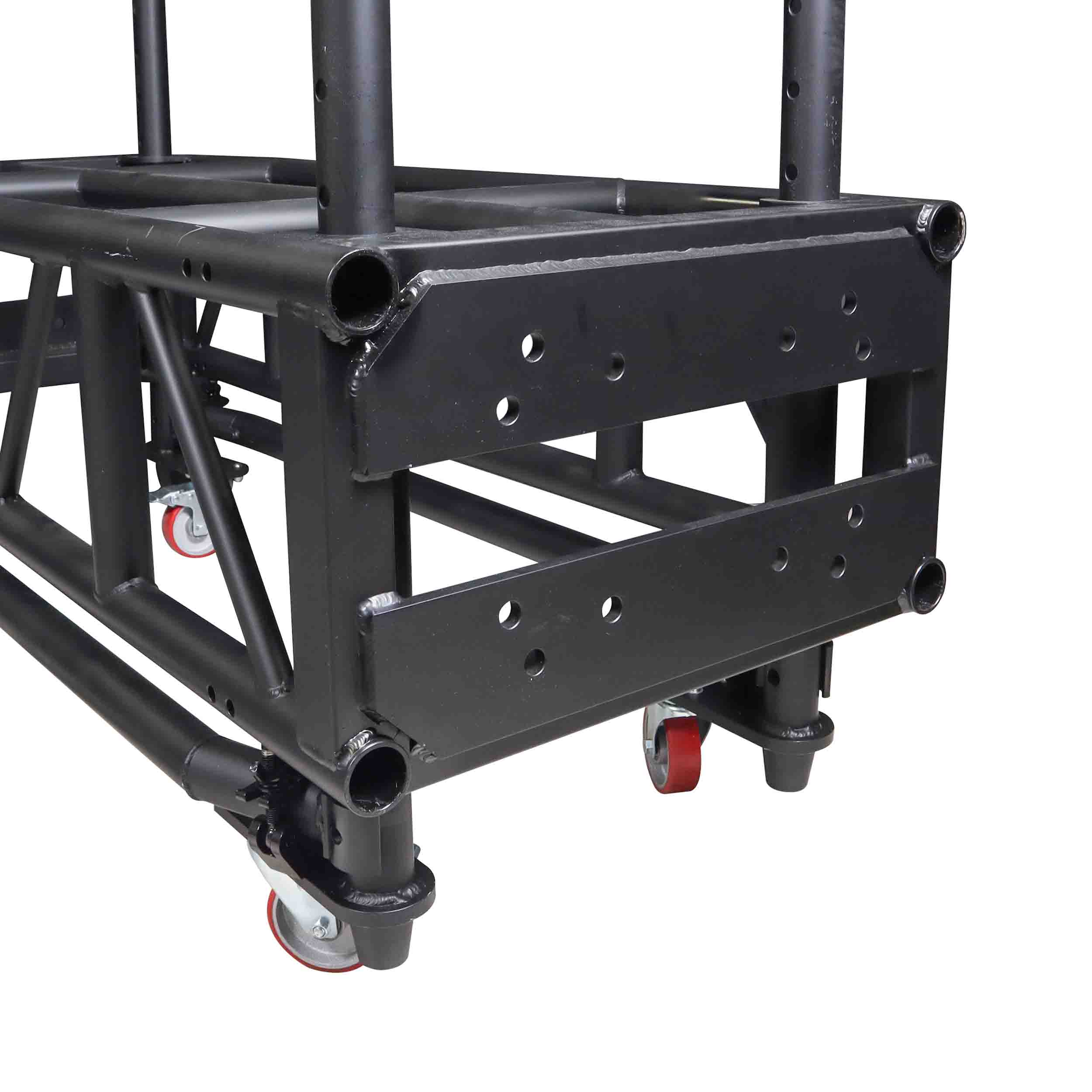 ProX XT-PRERIG5FTBLK, Pre-Rig Truss Segment with Removable Rolling Base System - Black 5' FT