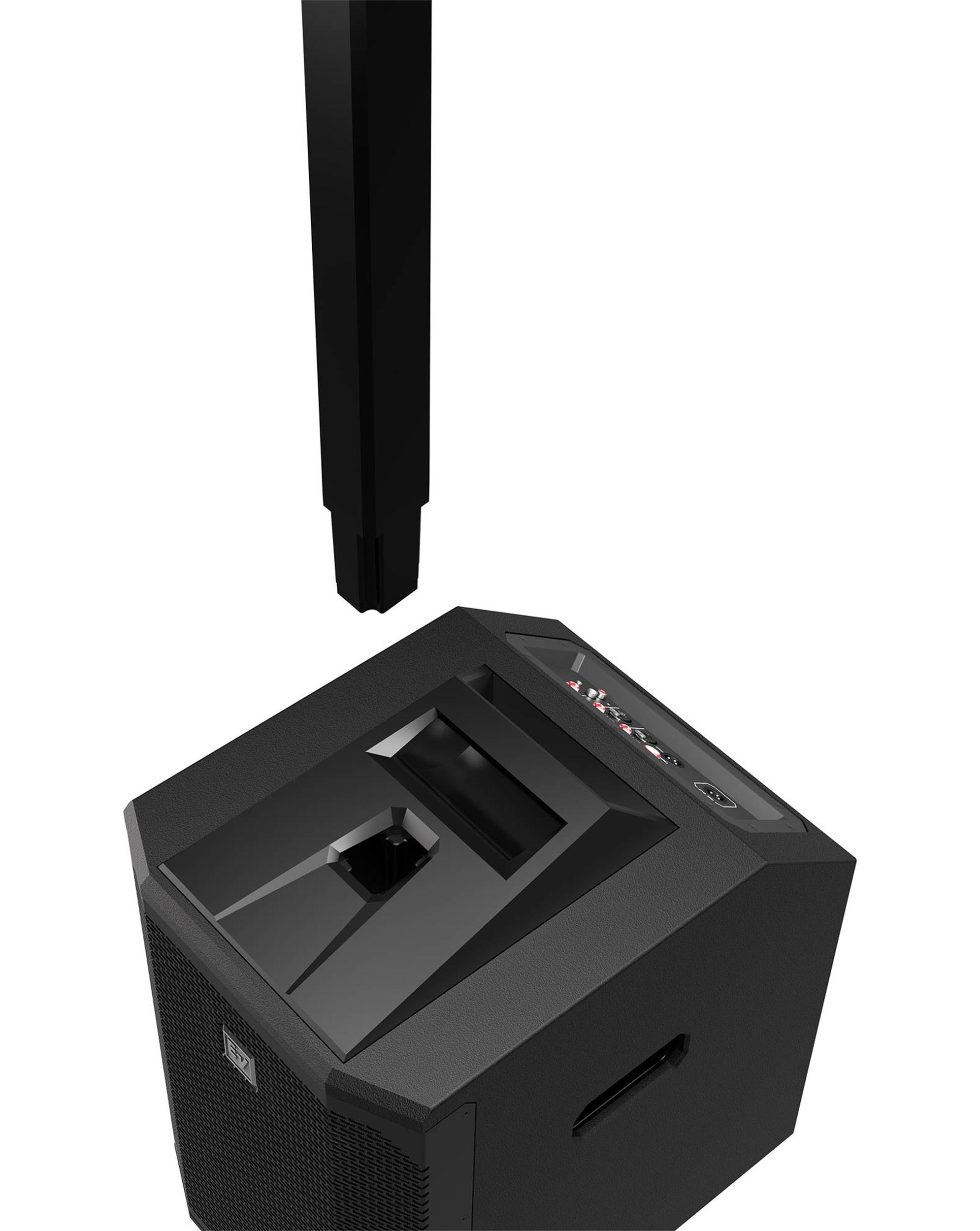 Electro-Voice Evolve 50 Column Speaker Array DJ Package with Subwoofer - Black by Electro-Voice