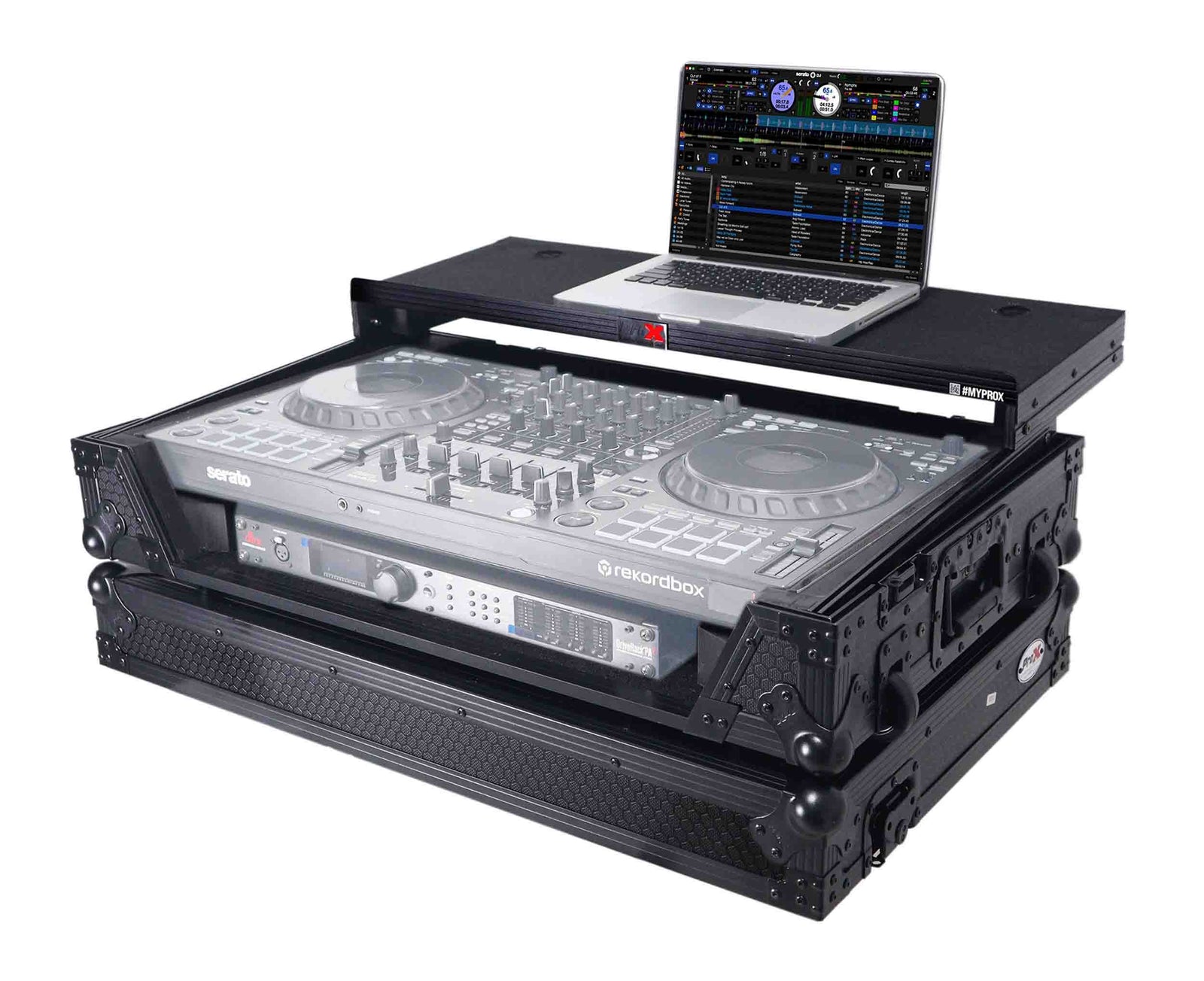 Pioneer DDJ REV5, 2 Channel DJ Controller Package with ProX Flight Case by Pioneer DJ
