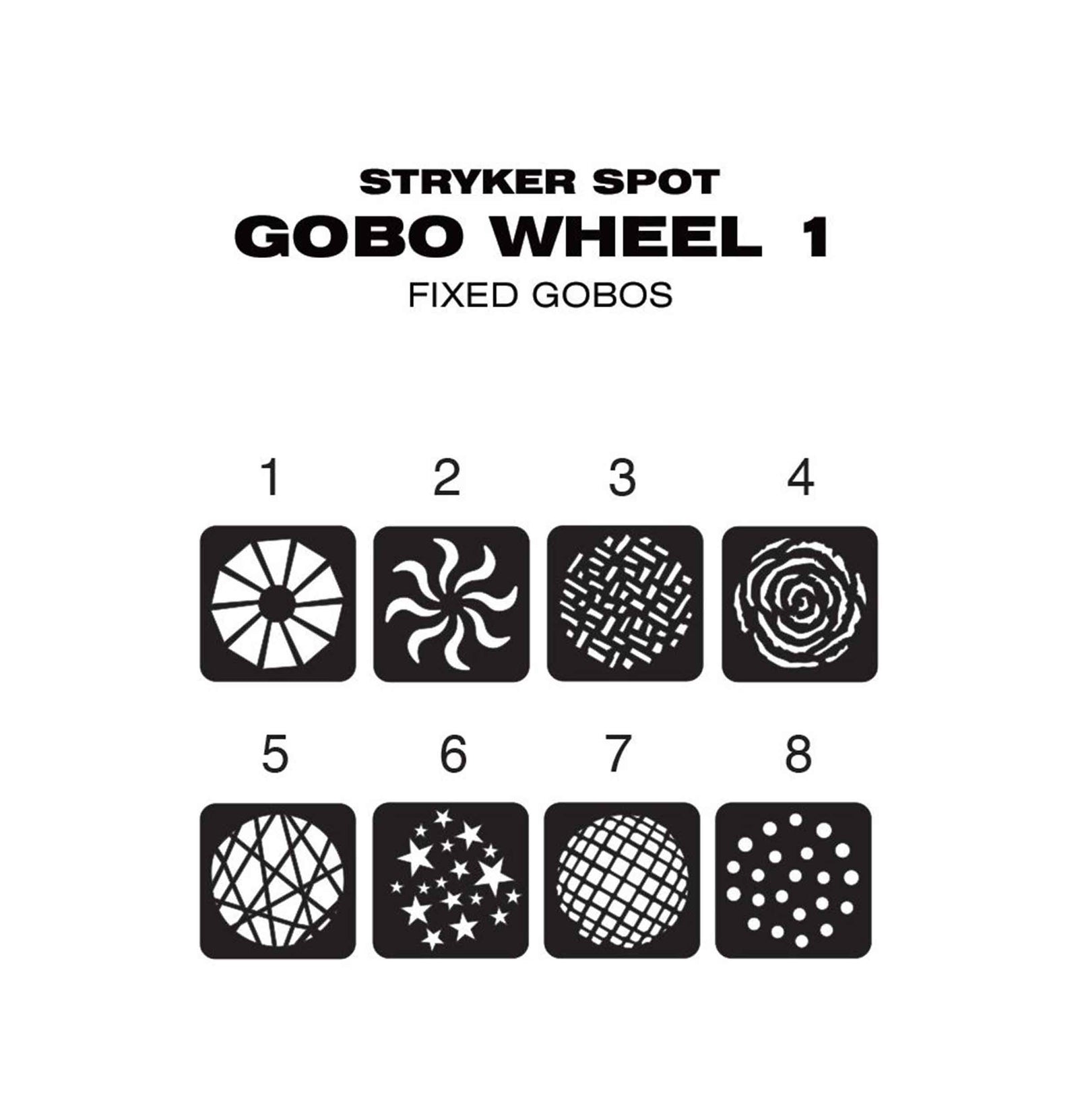 Eliminator Lighting Stryker Spot, 150W LED Spot Moving Head Luminaire by Eliminator Lighting