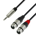Adam Hall K4YWFF0300, 4 Star Series 2 XLR Female x Minijack TRS Audio Cable - 3 m by Adam Hall