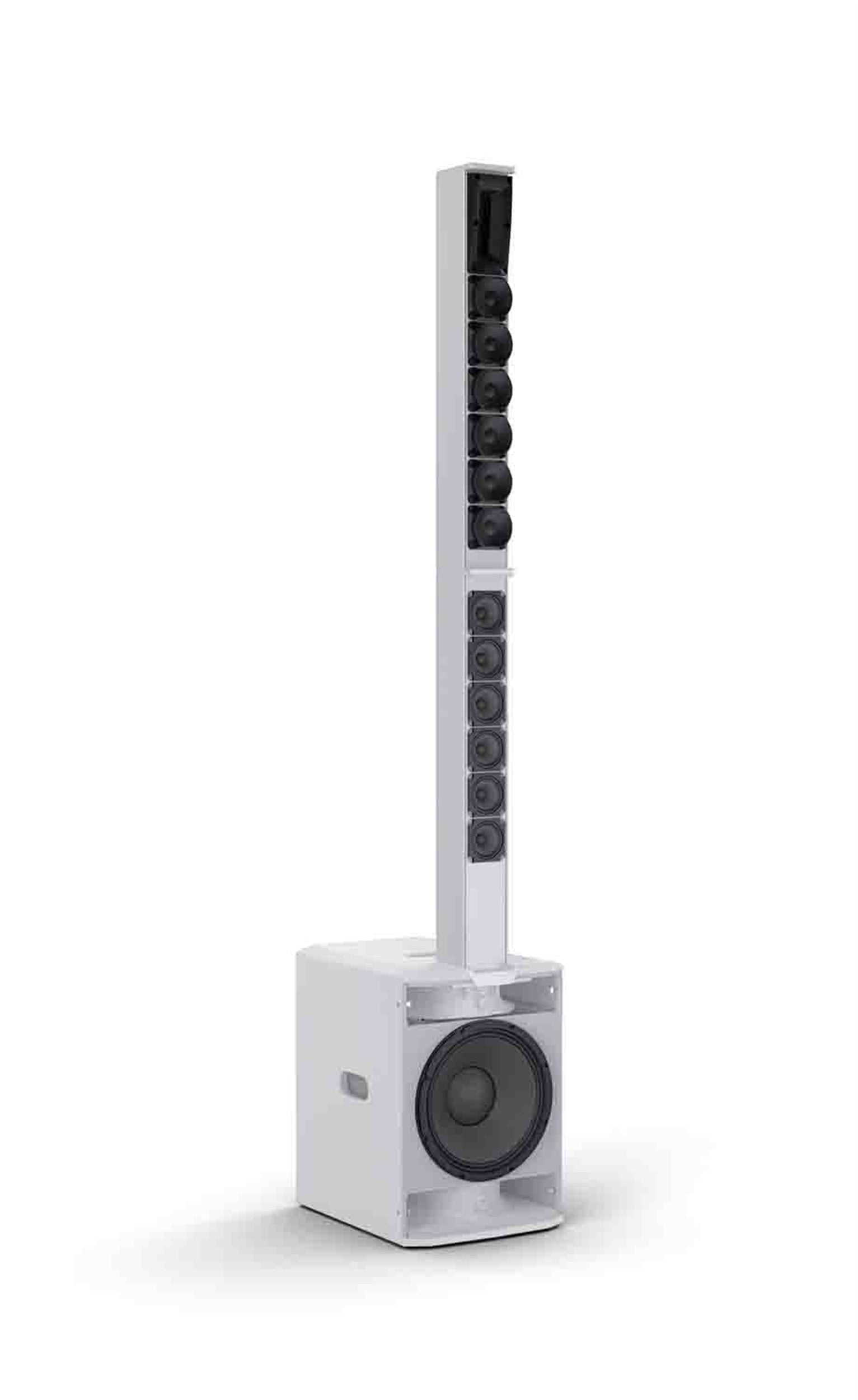 LD System MAUI 28 G3 W, Compact Cardioid Powered Column PA System - White