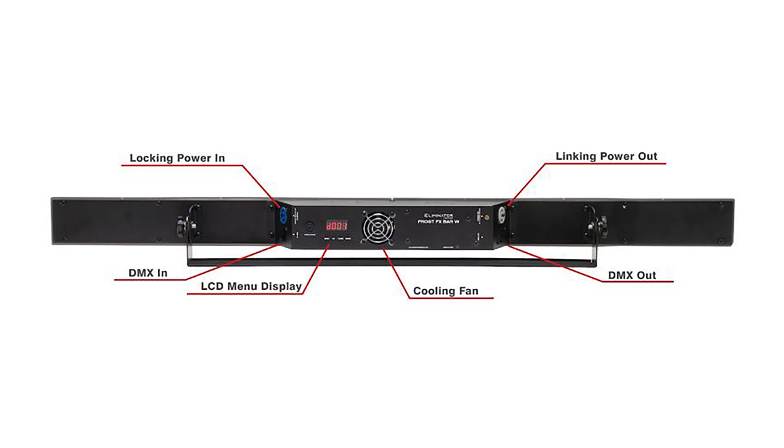 Eliminator Lighting Frost FX Bar W, 1 Meter RGB LED Linear Fixture by Eliminator Lighting