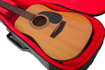 Gator Cases GT-ACOUSTIC-GRY Transit Series Acoustic Guitar Gig Bag with Light Grey Exterior by Gator Cases