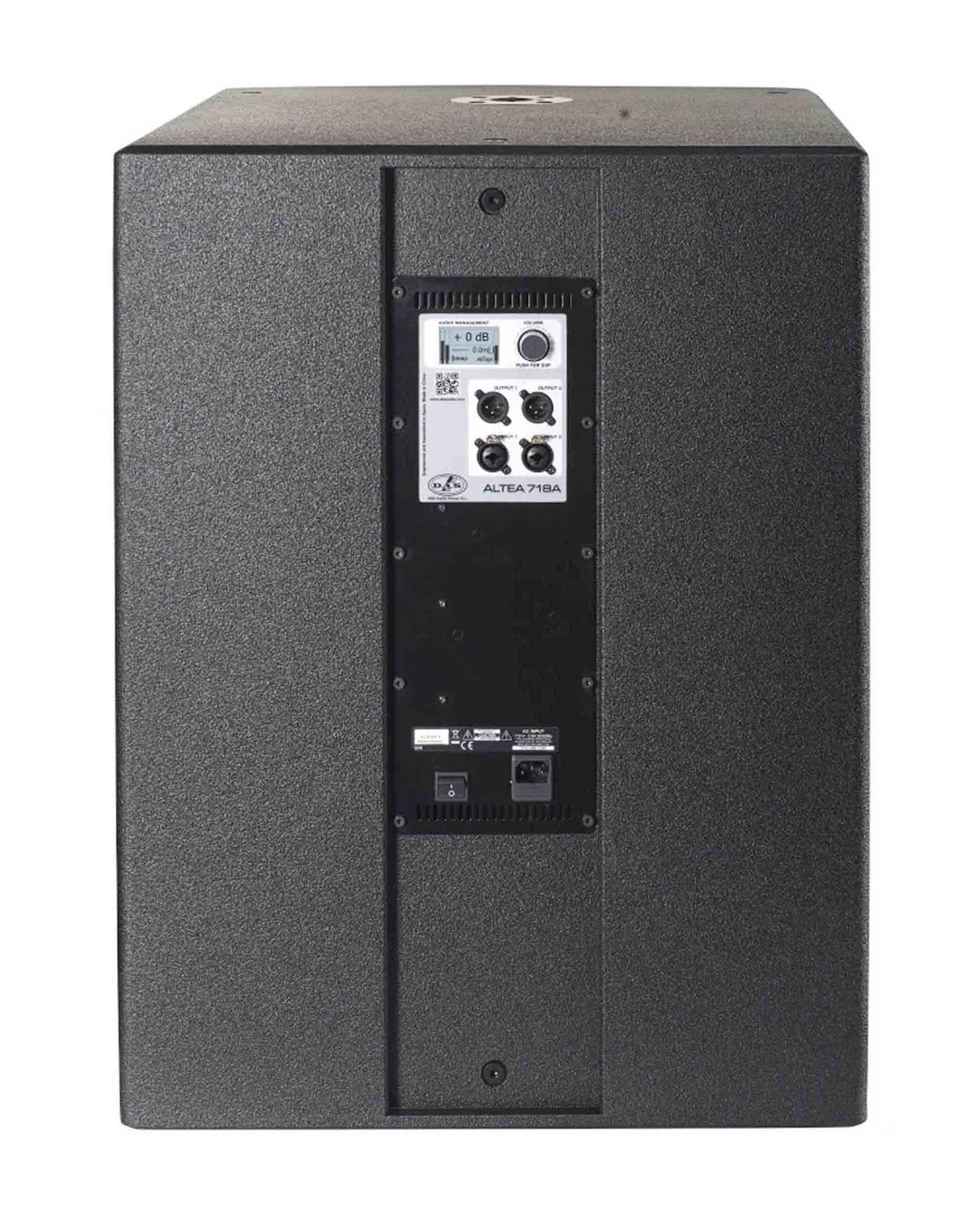 DAS Audio 712ACVR12718ATSP1, 12-Inch Powered Speaker DJ Package with Subs by DAS Audio