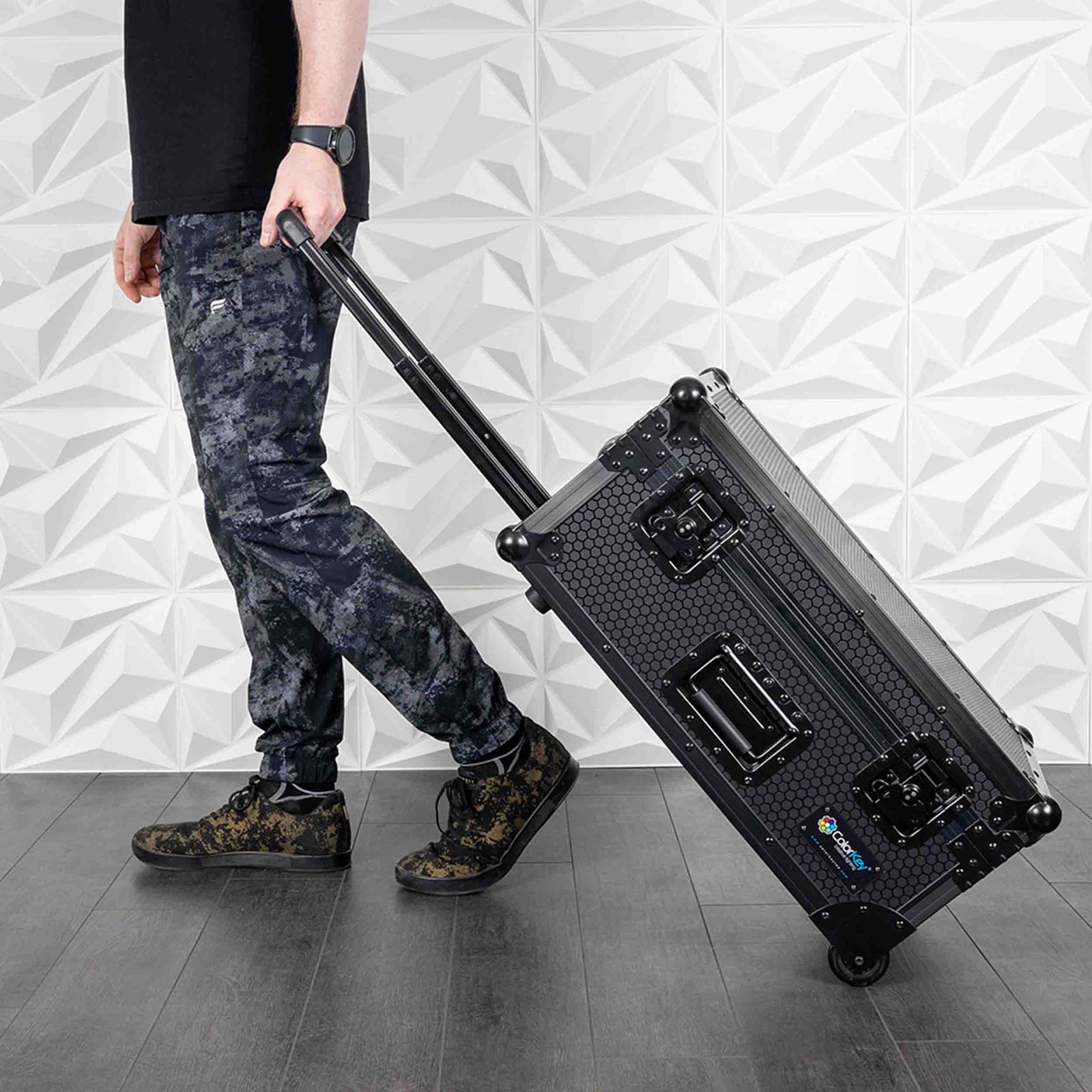 Colorkey CKU-9038 8-pc Charging Road Case Trolley for MobilePar HEX 5 by ColorKey