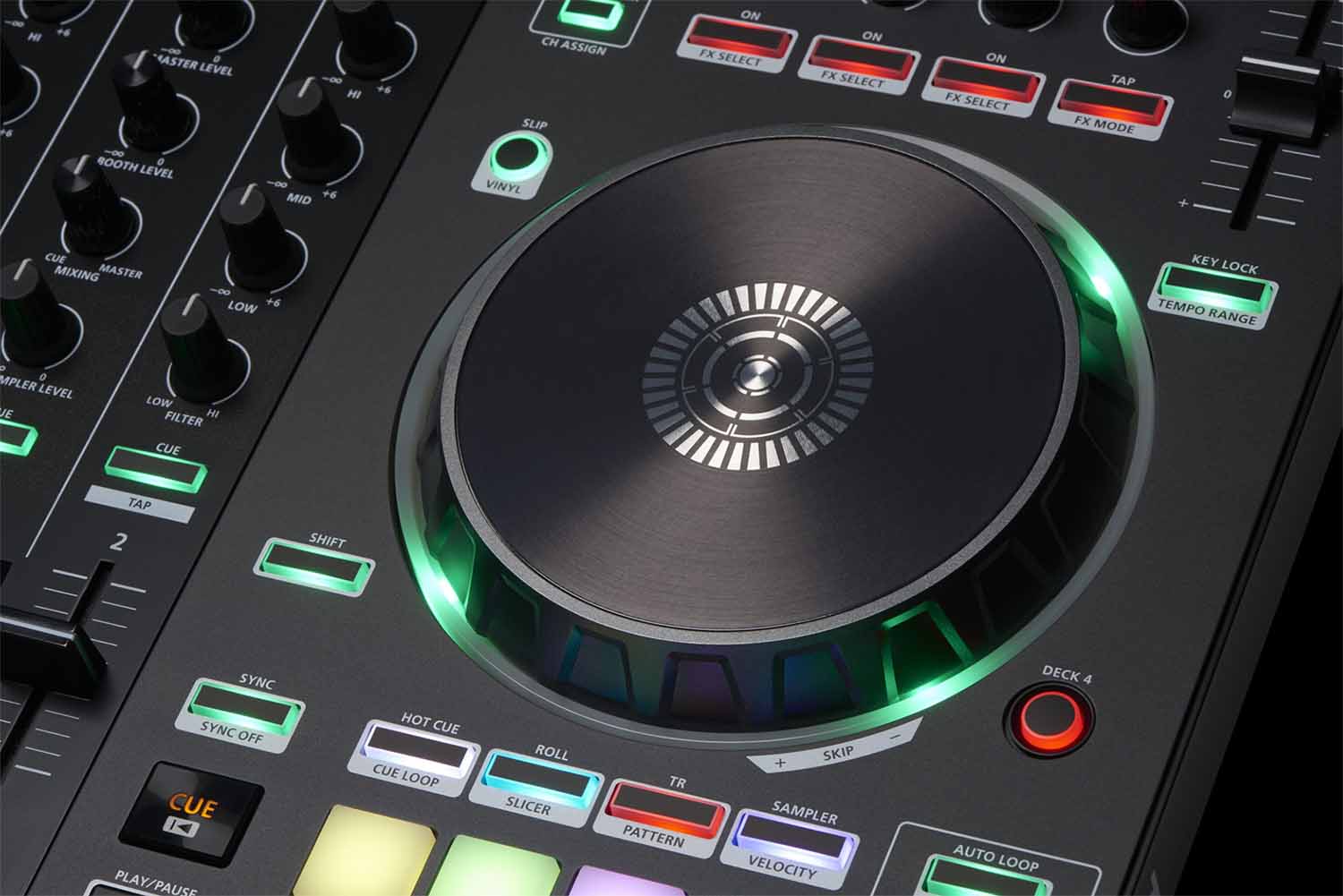 Roland DJ-505, 2-Deck Serato DJ Controller with Drum Machine