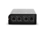 Palmer AoC Box XLRM Audio over Cat Box from etherCON to 4 x XLR Male by Palmer