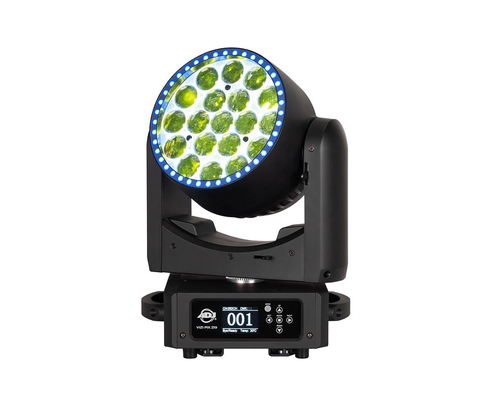 ADJ Vizi Pix Z19 High-Performance 19x 20-Watt LED Moving Head with Aria X2 Controller by ADJ