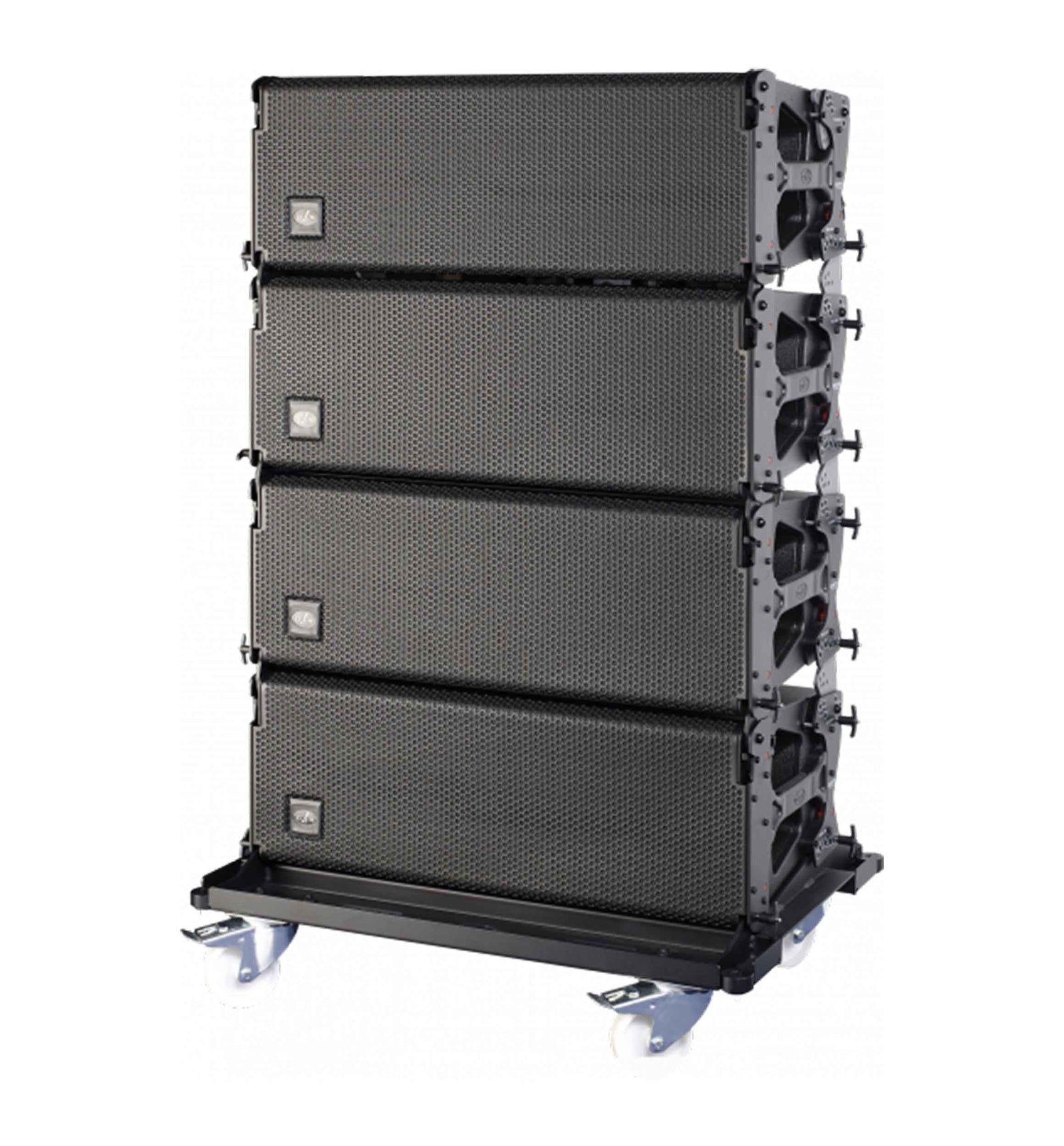 DAS Audio EVENT-208A 3-Way Powered Line Array Loudspeakers - Black by DAS Audio