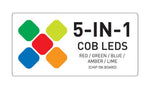 ADJ COB Cannon LP200, Color Mixing Wash Lighting Fixture - 200 Watt by ADJ