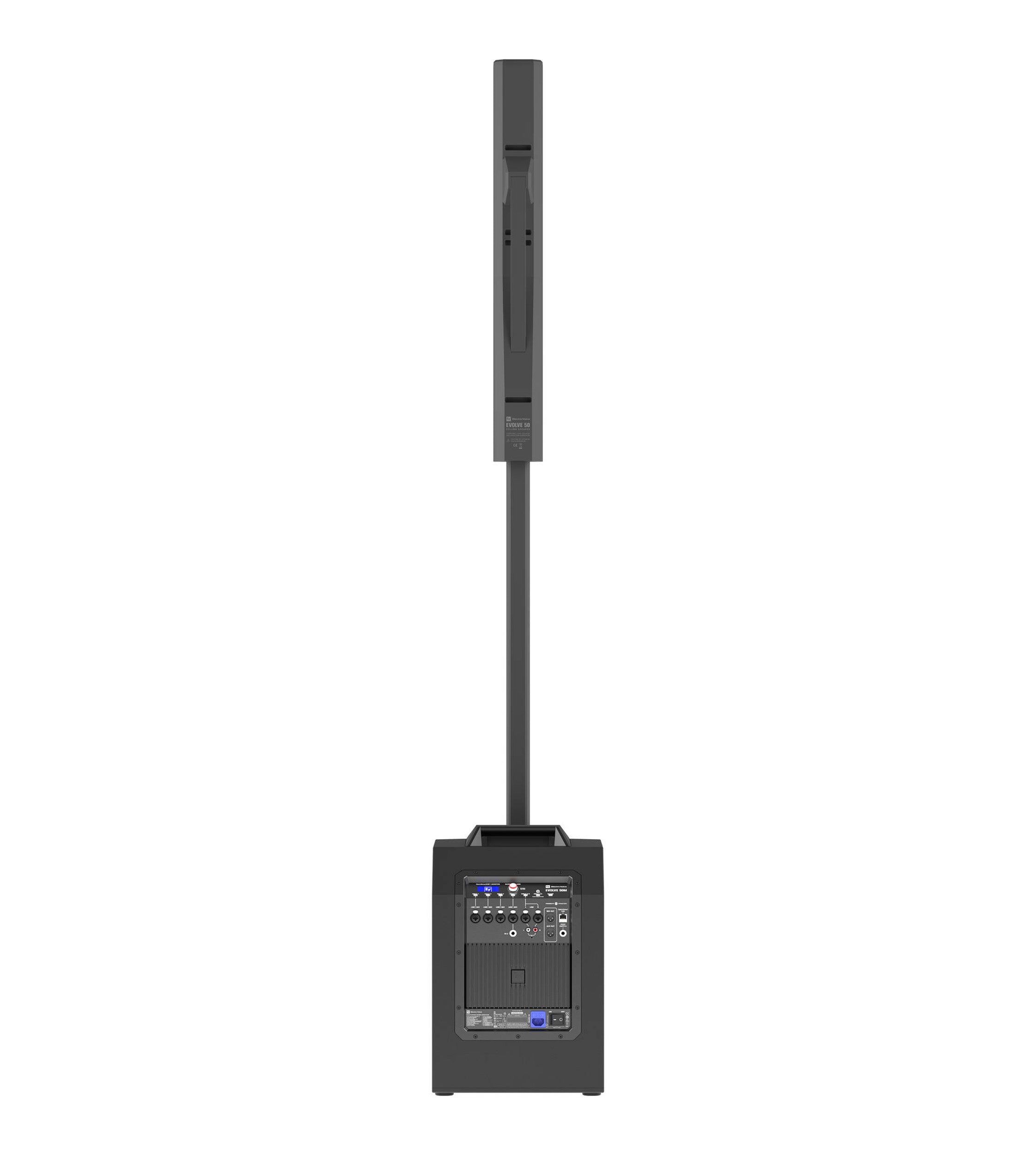 Electro-Voice Evolve 50M Column Speaker Array DJ Package with Subwoofer and Mixer - Black by Electro-Voice