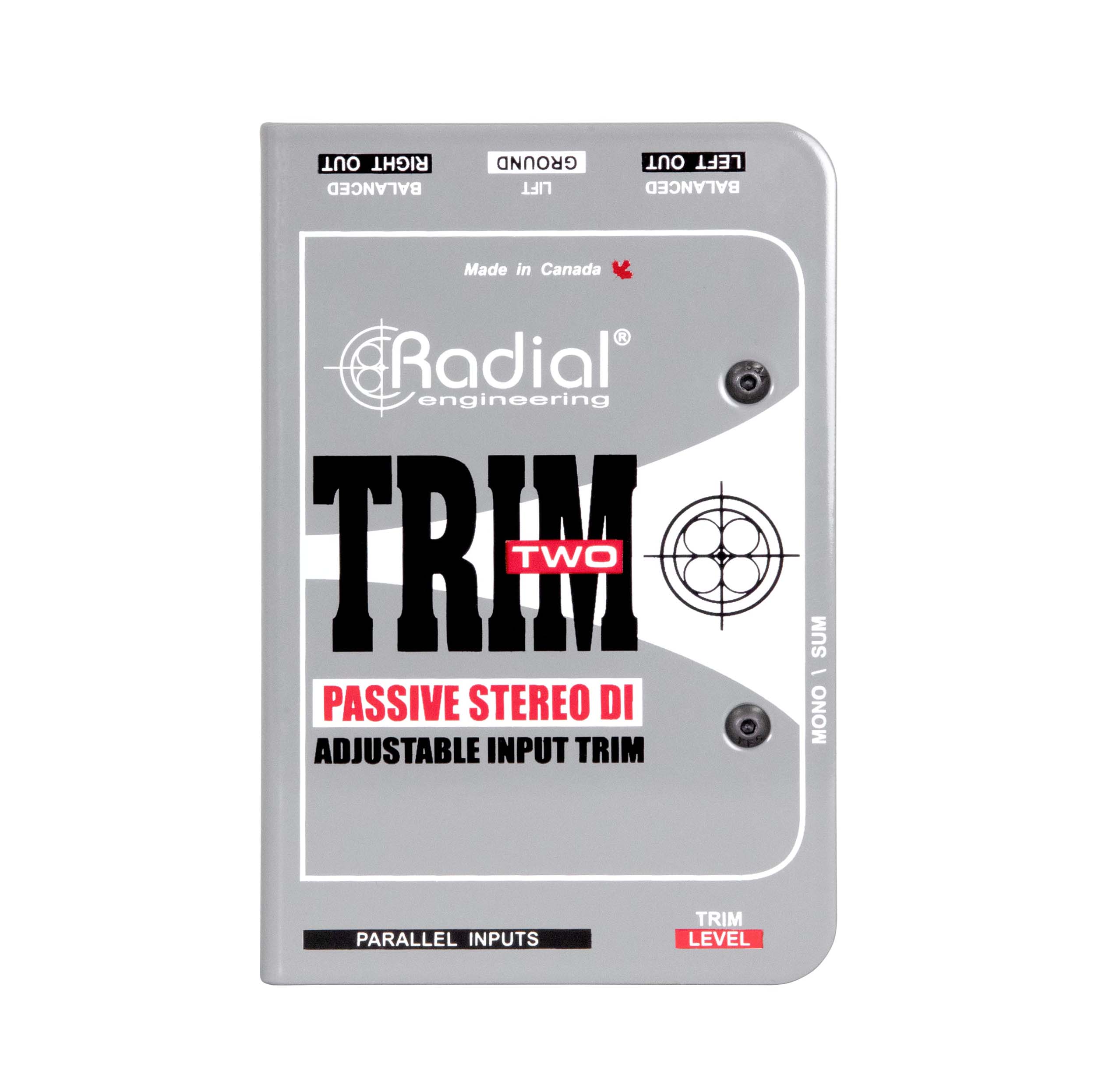 Radial Trim-Two 2-Channel Passive DI for with Level Control and Mono Merge by Radial Engineering