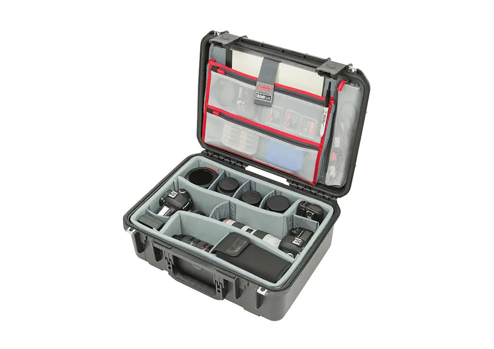 SKB Cases 3i-1813-7DL, iSeries Case with Think Tank Photo Dividers and Lid Organizer - Black by SKB Cases