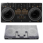 Pioneer DJ Controller Package with DDJ-REV1 Controller and Decksaver Cover by Pioneer DJ