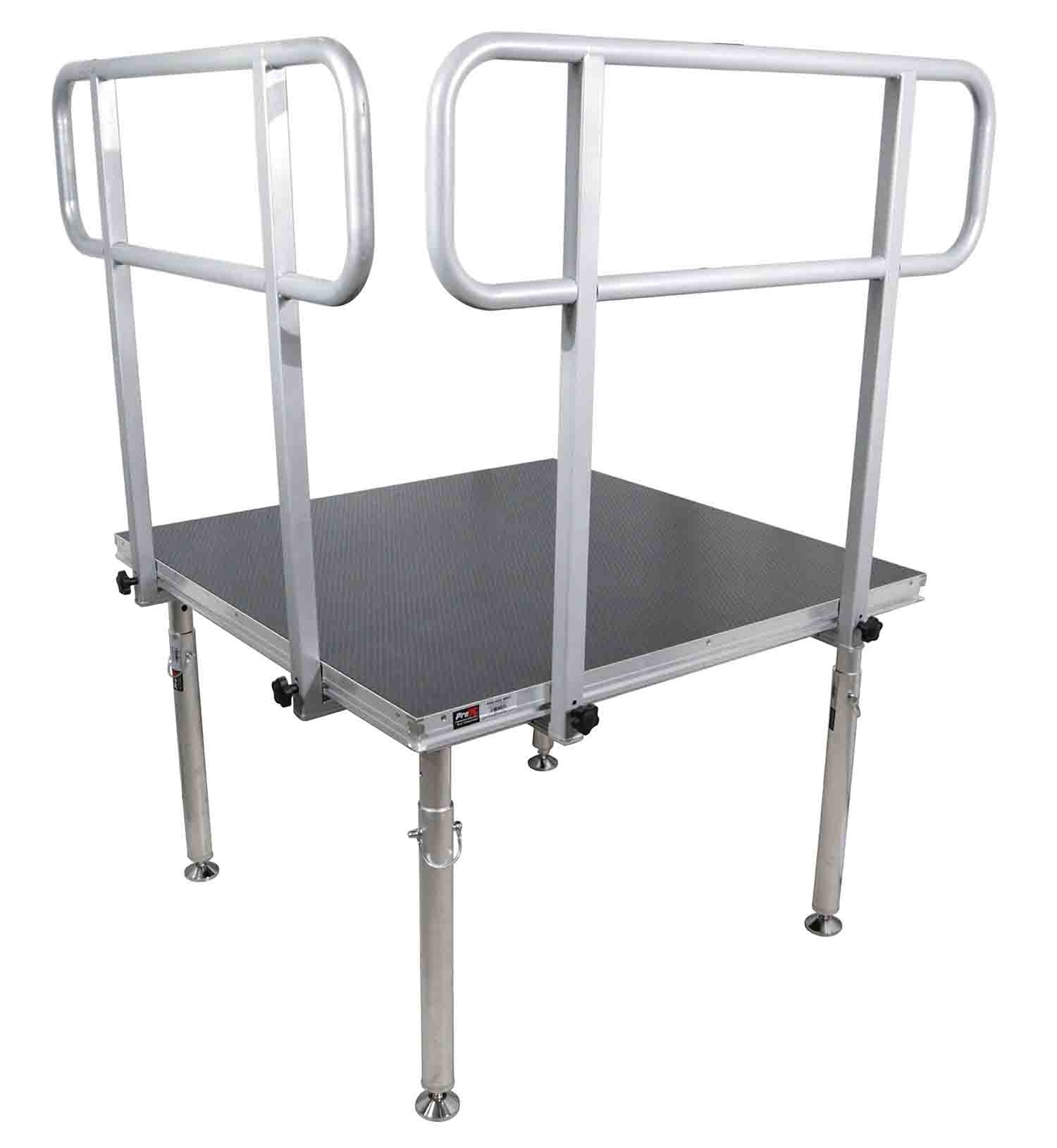 ProX XSQ-GR4FTPRO, 4 Ft Guardrail for StageQ and MK2 Stages by ProX Cases