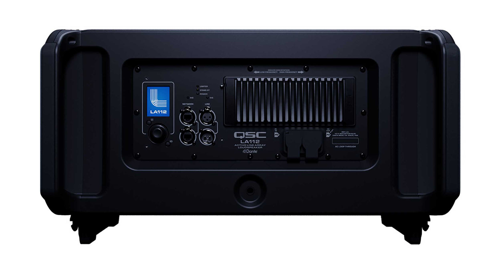 QSC LA112SP302622W, 2-Way 12" Powered Line Array Loudspeaker Package with Flight Case by QSC