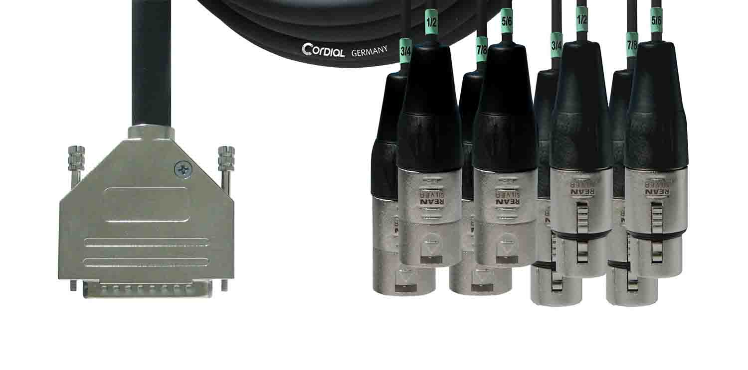 Cordial CFD DFMT, Professional Multicore Cable for Stage and Studio - Hollywood DJ