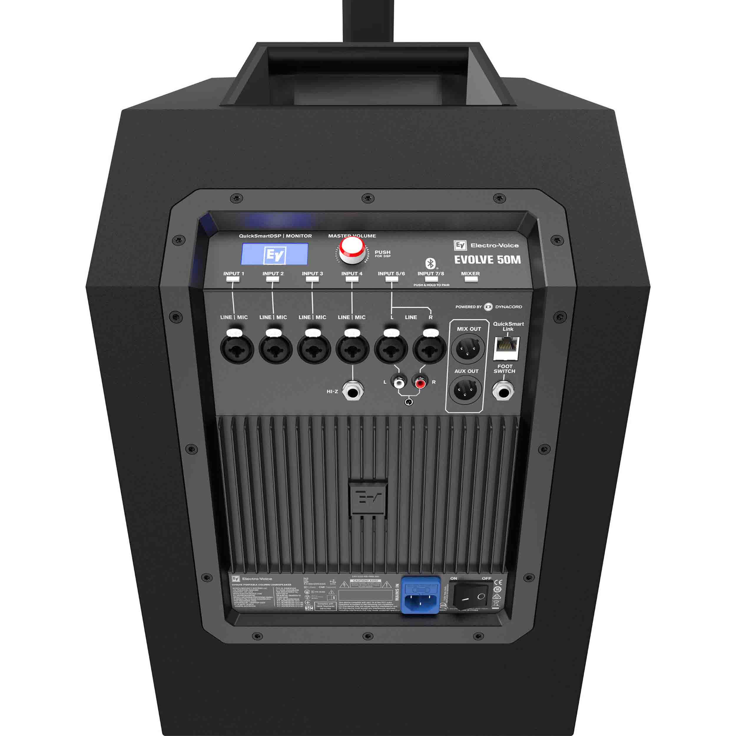 Electro-Voice Evolve 50M Column Speaker Array DJ Package with Subwoofer and Mixer - Black by Electro-Voice