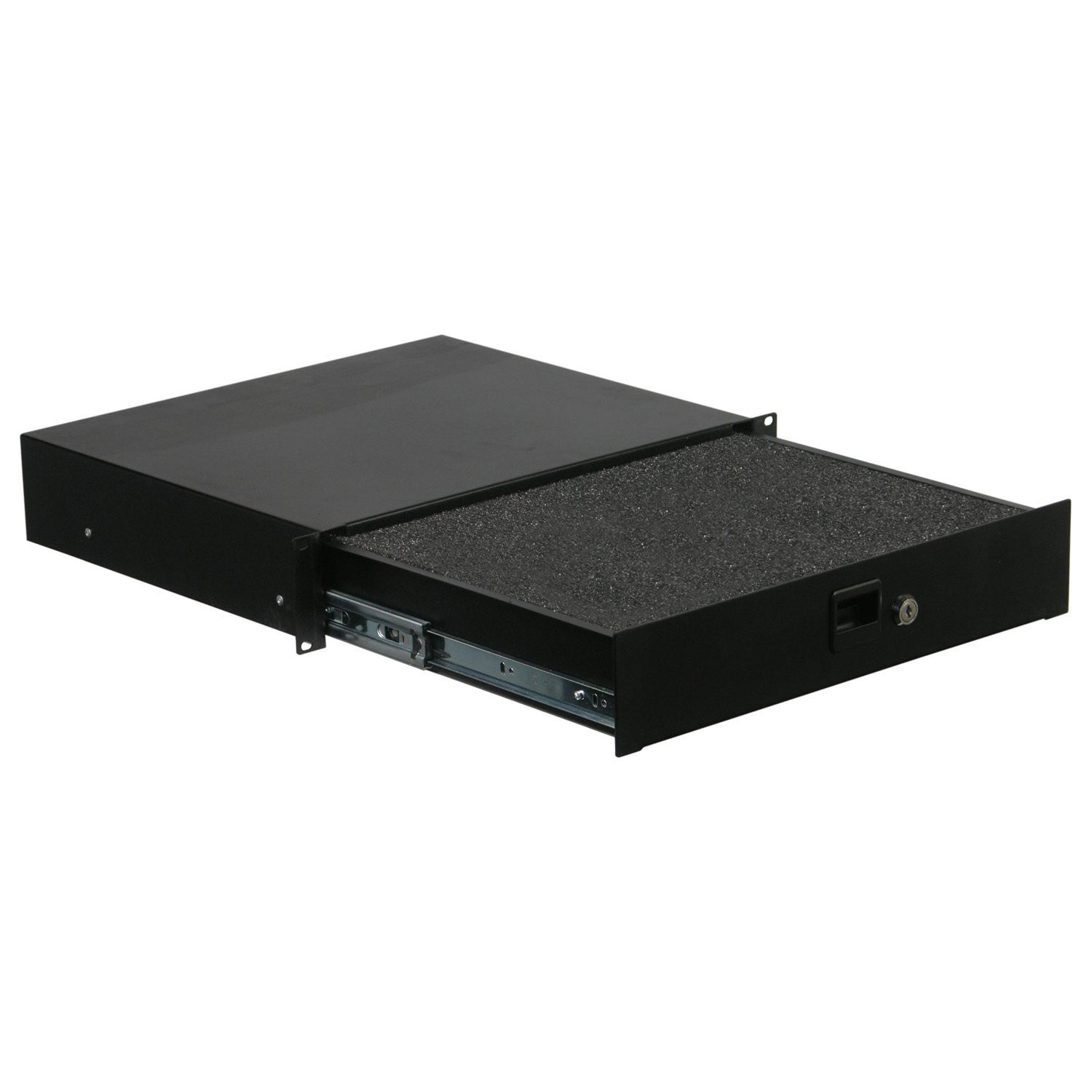 Odyssey ADFRD02, 2U Rack Mountable Drawer With Interior Diced Foam by Odyssey