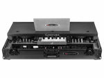 Odyssey FZGSXDJAZWBL Flight Case for AlphaTheta XDJ-AZ Black Label with Glide Style Laptop Platform and Wheels by Odyssey